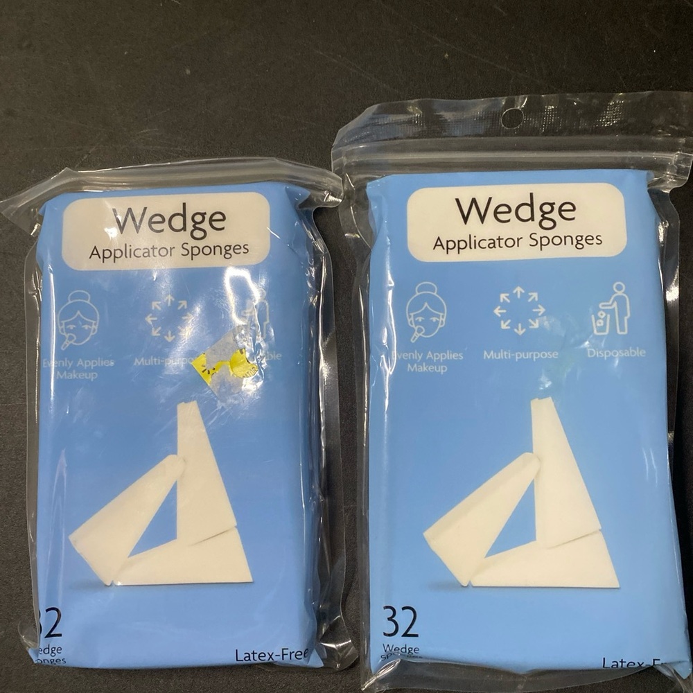 Smartpoint Wedge Applicator Sponges Latex Free 32 Wedges-2 Pack (64 Wedges)